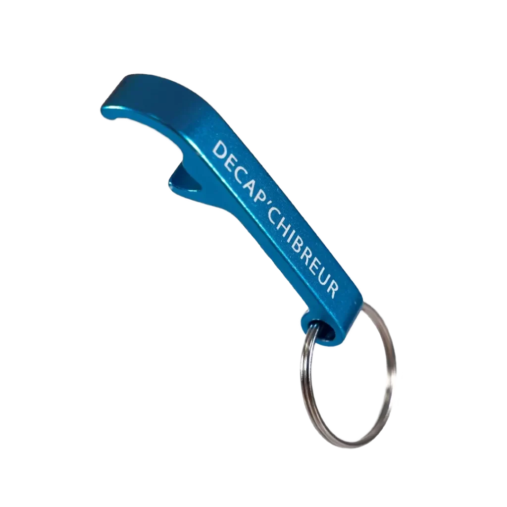 Porte clé décapsuleur en métal bleu - Cdiscount Bagagerie